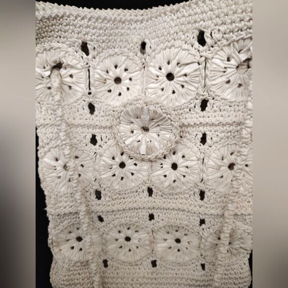 Handmade Crochet Tote Boho Bag - Picture 10 of 12